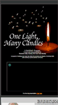 Mobile Screenshot of onelightmanycandles.org